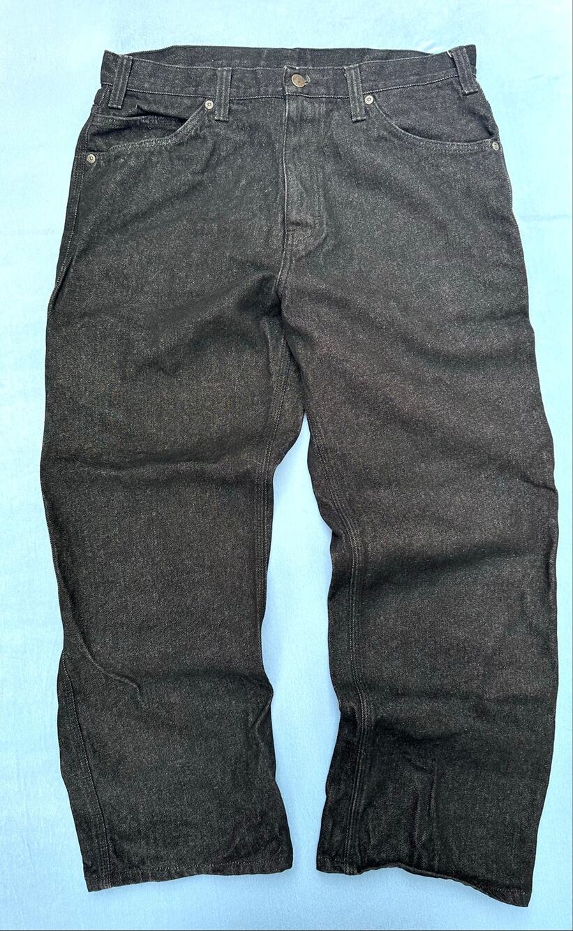 Ben Davis Carpenter Pants Black Denim Mens 36 Workwear Utility Jeans